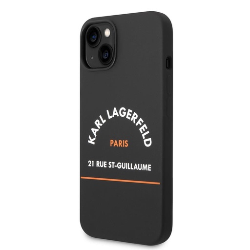 Apple iPhone 14 Plus Karl Lagerfeld Rue St Guillaume tok (Fekete) – KLHCP14MSRSGHLK