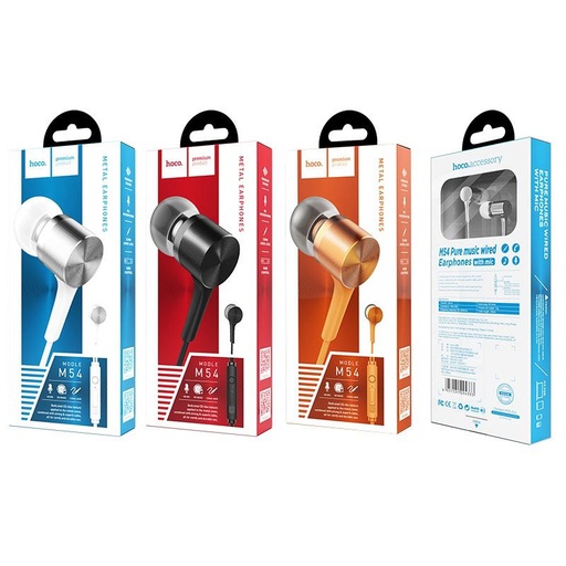 Hoco M54 headset (jack 3,5mm) mikrofonos, fekete