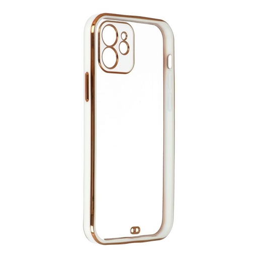 Apple iPhone 12 Forcell lux szilikon hátlap tok (Fehér)