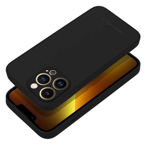 Apple iPhone 13 Roar matt üveg hátlap tok (Fekete)