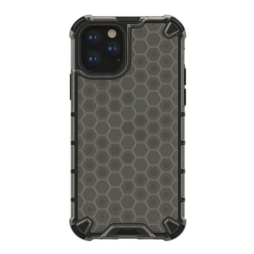 Apple iPhone 12 / iPhone 12 Pro Honey armor hátlap tok (Fekete)