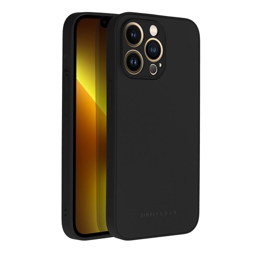 Apple iPhone 11 Roar matt üveg hátlap tok (Fekete)