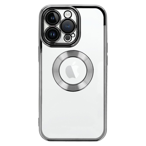 Apple iPhone 14 Beauty átlátszó hátlap tok (Fekete)