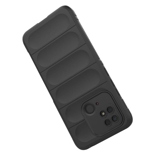 Xiaomi Redmi 10C 4G Silky shield hátlap tok, (Fekete)