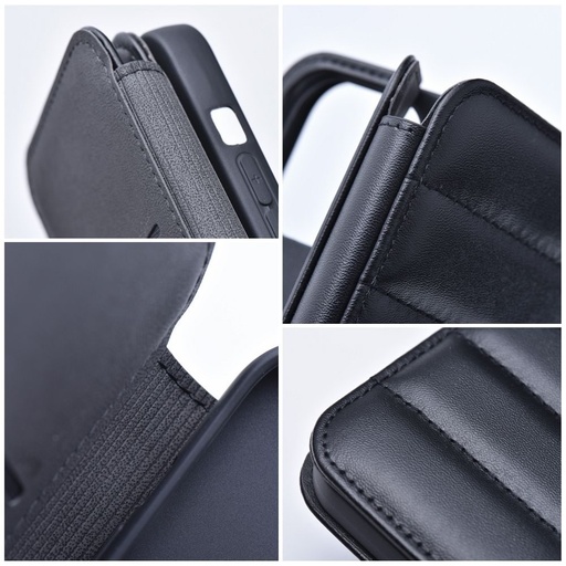 Xiaomi Redmi 10C 4G Puffer book notesz tok, (Fekete)