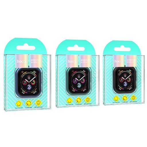 Apple Watch 7/Watch 8 45mm Hoco WS3 Shadow tok beépített üvegfóliával (Rosegold)