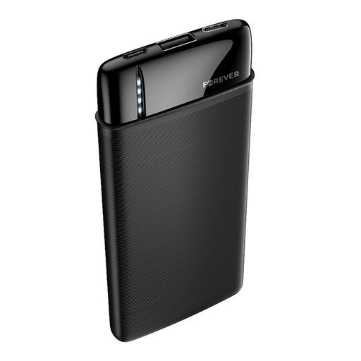 Forever TB 5000mAh kapacítású powerbank, microUSB vezetékkel fekete