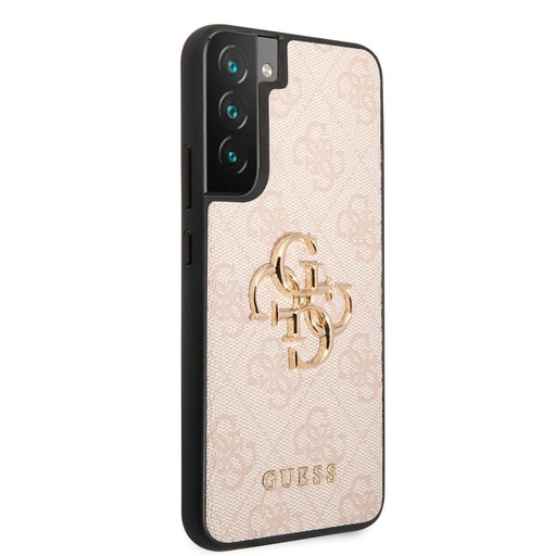 Samsung Galaxy S23+ Guess PU 4G Metal Logo tok (Rózsaszín) - GUHCS23M4GMGPI