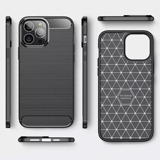 Samsung Galaxy S23 Ultra forcell carbon hátlap tok (Fekete)