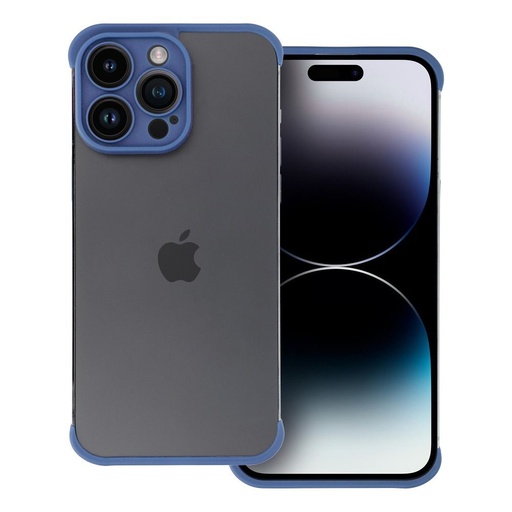 Apple iPhone 13, Mini Bumpers tok kameravédelemmel (Kék)