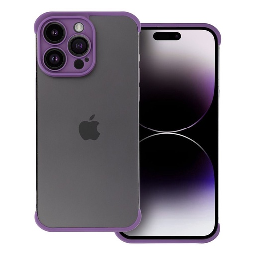 Apple iPhone 12 Pro Mini Bumpers tok kameravédelemmel (Sötétlila)
