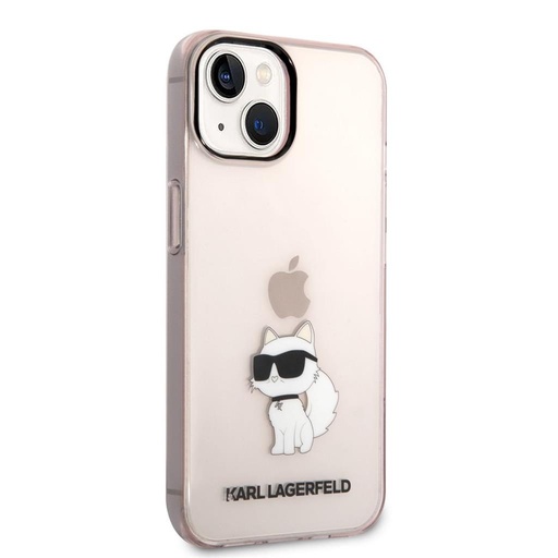 Apple iPhone 14 Karl Lagerfeld IML Choupette NFT tok (Rózsaszín) – KLHCP14SHNCHTCP