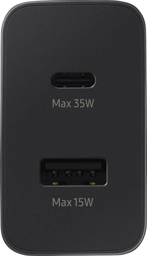 Samsung hálózati gyorstöltő 35W QC PD (Fekete)