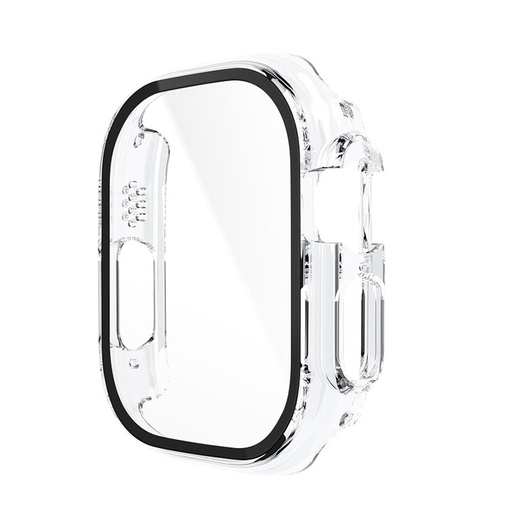 Apple Watch Ultra Hoco WS6 Shadow series tok integrált kijelzővédővel (Átlátszó)