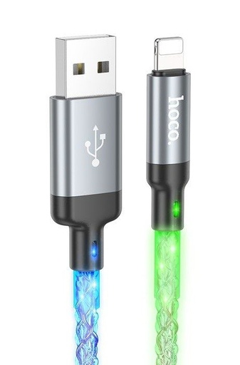 Hoco U112 adat/töltő kábel USB-A-lightning szürke