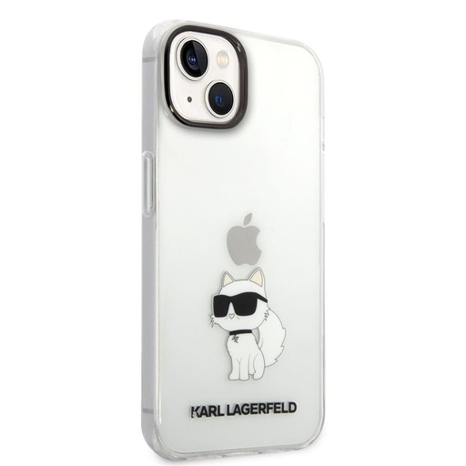 Apple iPhone 14 Plus Karl Lagerfeld IML Choupette NFT tok (Átlátszó) – KLHCP14MHNCHTCT