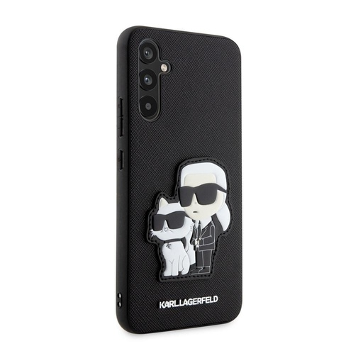 Samsung Galaxy A54 5G Karl Lagerfeld PU Saffiano Karl and Choupette NFT tok (Fekete) – KLHCA54SANKCPK