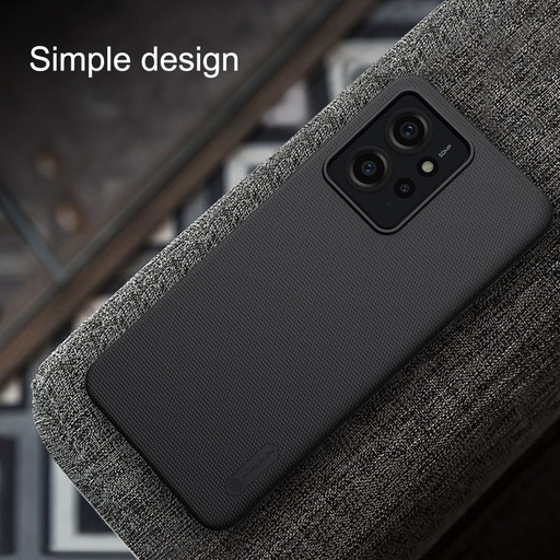 Xiaomi Redmi Note 12 4G Nillkin Super Frosted shield hátlap tok (Fekete)