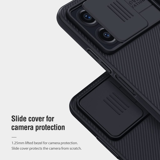 Xiaomi Redmi Note 12 4G Nillkin CamShield hátlap tok (Fekete)