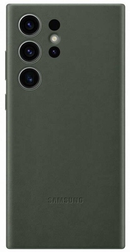Samsung Galaxy S23 Ultra Leather tok (Zöld)