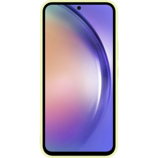 Samsung Galaxy A54 5G Silicone Cover tok szíjjal (Lime zöld)