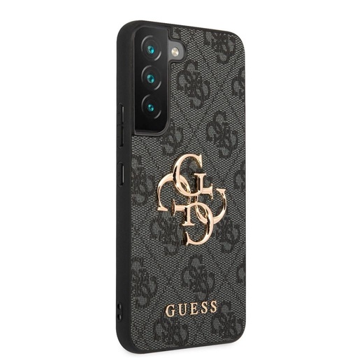 Samsung Galaxy S23 Guess PU 4G Metal Logo tok (Szürke) - GUHCS23S4GMGGR
