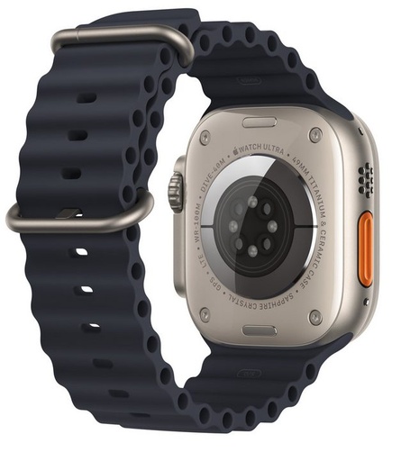 Apple Watch Ultra GPS + Cellular 49mm Titanium Midnight Ocean Band MQFK3FD/A