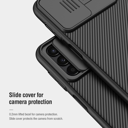 Samsung Galaxy A13 4G Nillkin CamShield hátlap tok (Fekete)