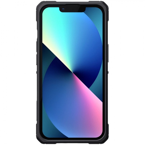 Apple iPhone 13 Nillkin Adventurer strapabíró hátlap tok (Fekete)
