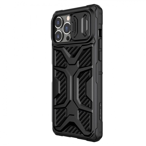 Apple iPhone 13 Pro Nillkin Adventurer strapabíró hátlap tok (Fekete)