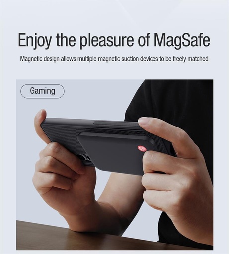 Samsung Galaxy S23 5G Nillkin Super Frosted Shield Pro MagSafe hátlap tok (fekete)