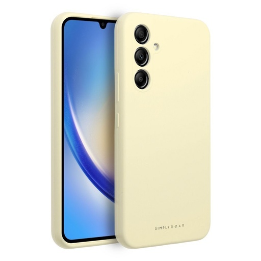 Samsung Galaxy A34 5G Roar Cloud Skin hátlap tok (világos sárga)