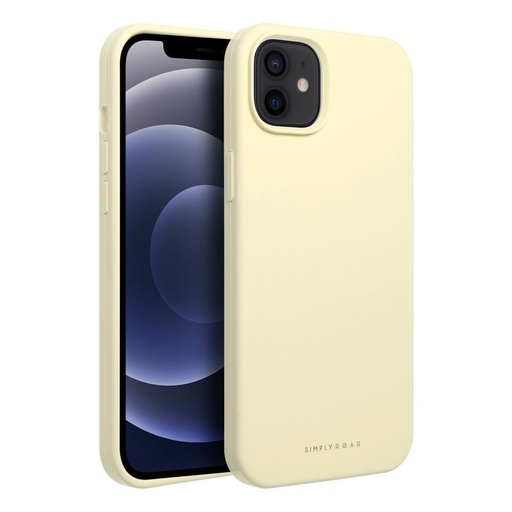 Apple iPhone 12 Roar Cloud Skin hátlap tok (világos sárga)