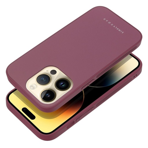 Apple iPhone 14 Roar matt üveg hátlap tok (Bordó)