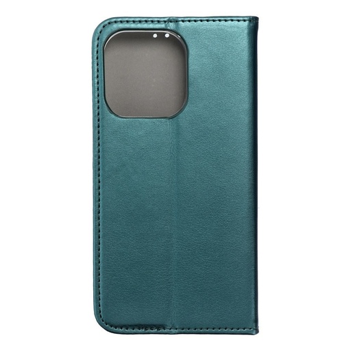 Apple iPhone 15 Pro smart magneto mágneses notesz tok (Zöld)