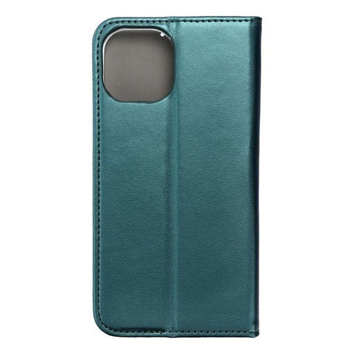 Apple iPhone 15 smart magneto mágneses notesz tok (Zöld)