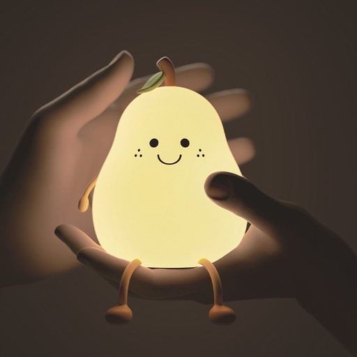 Forever Lucky Pear FNL-02 több színben világító LED éjszakai lámpa, beépített akkumulátorral fehér,RGB