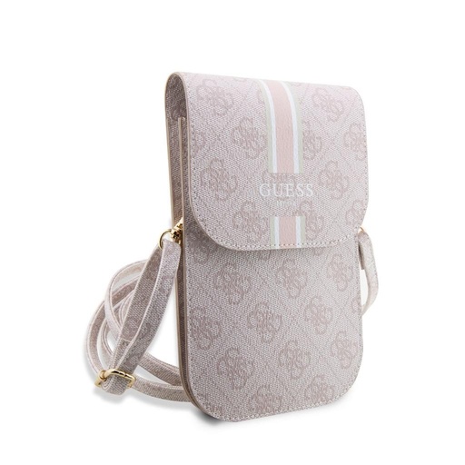 Guess 4G Printed Stripe Phone Bag (Rózsaszín) - GUWBP4RPSP