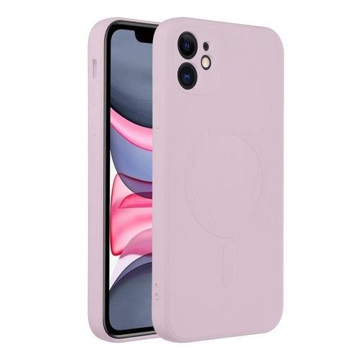 Apple iPhone 11 Silicone mag cover magsafe hátlap tok (Pink)