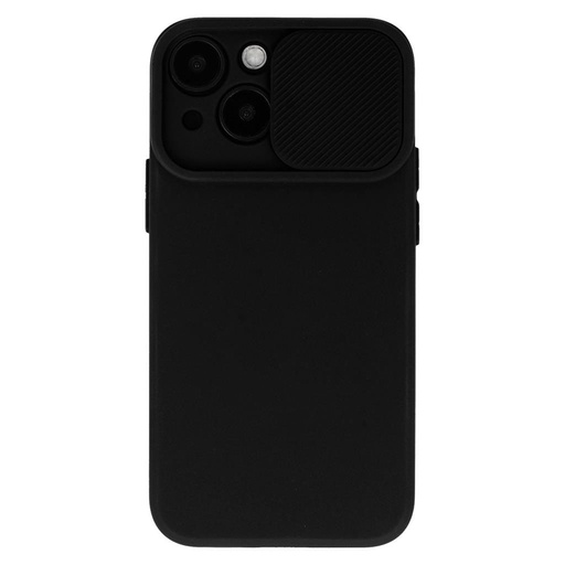 Samsung Galaxy A05S Camshield szilikon hátlap tok (Fekete)