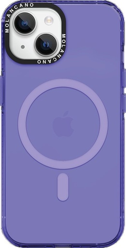 Apple iPhone 15 Pro MOLAN CANO rainbow TPU MAGSAFE hátlap tok (Lila)