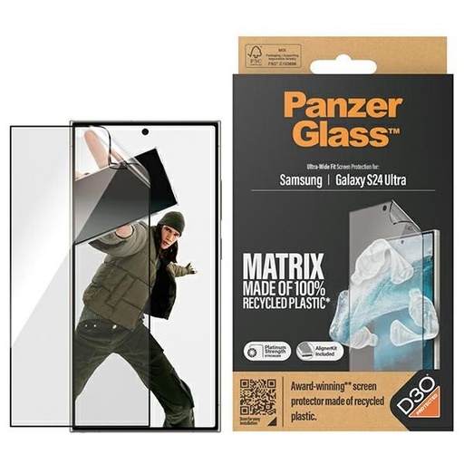 Samsung Galaxy S24 Plus PanzerGlass ultra wide fit prémium üvegfólia átlátszó