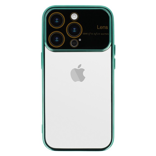 Samsung Galaxy A15 4G / Galaxy A15 5G electro lens kamera sziget védő hátlap tok (Zöld)