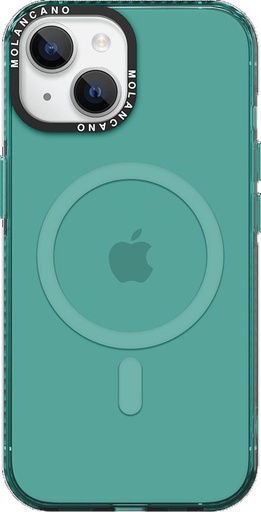 Apple iPhone 14 MOLAN CANO rainbow TPU MAGSAFE hátlap tok (Zöld)