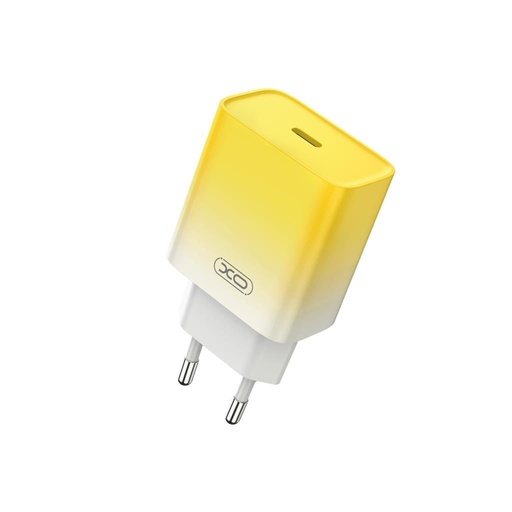 XO CE18 PD 30W gyorstöltő (Sárga) – USB-C csatlakozó