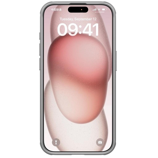 Apple iPhone 15 Pro Max Nillkin Super Frosted Shield Pro hátlap tok (Szürke)