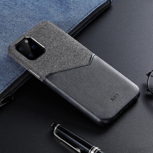 Apple iPhone 11 ESR metro wallet hátlap tok (Fekete)