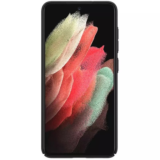 Samsung Galaxy S21 FE Nillkin Super frosted strapabíró hátlap tok (Fekete)
