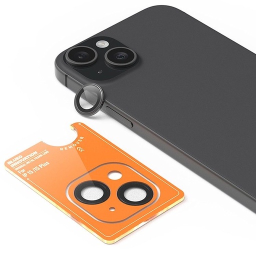 Apple iPhone 15 Pro Max BLUEO metal frame kamera védő fekete