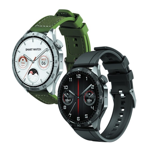 XO Watch 4 AMOLED okosóra (Fekete) – sportóra, hívásfogadás, színes kijelző
